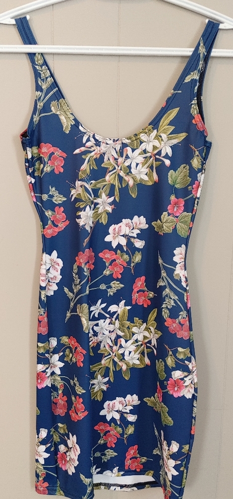Blackmilk Gorgeous Garden Navy Dress